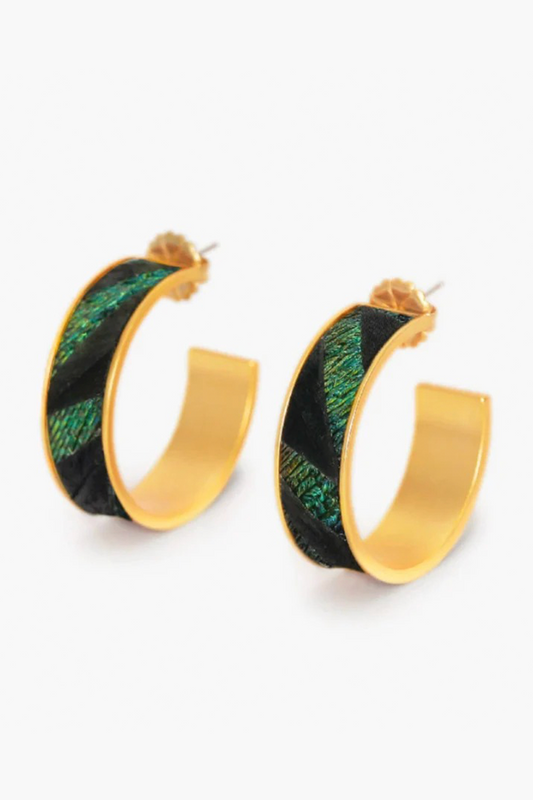 TEMPTATION FEATHER EARRINGS