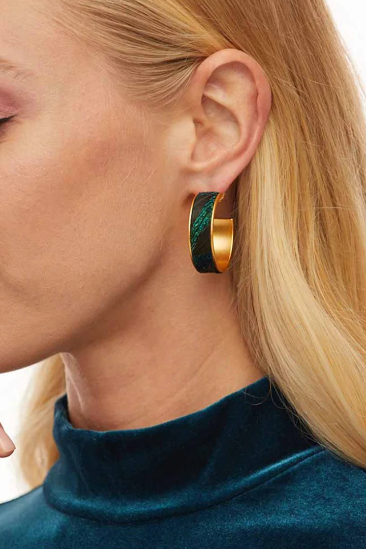 TEMPTATION FEATHER EARRINGS