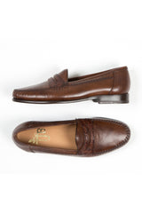deer and crocodile skin shoes