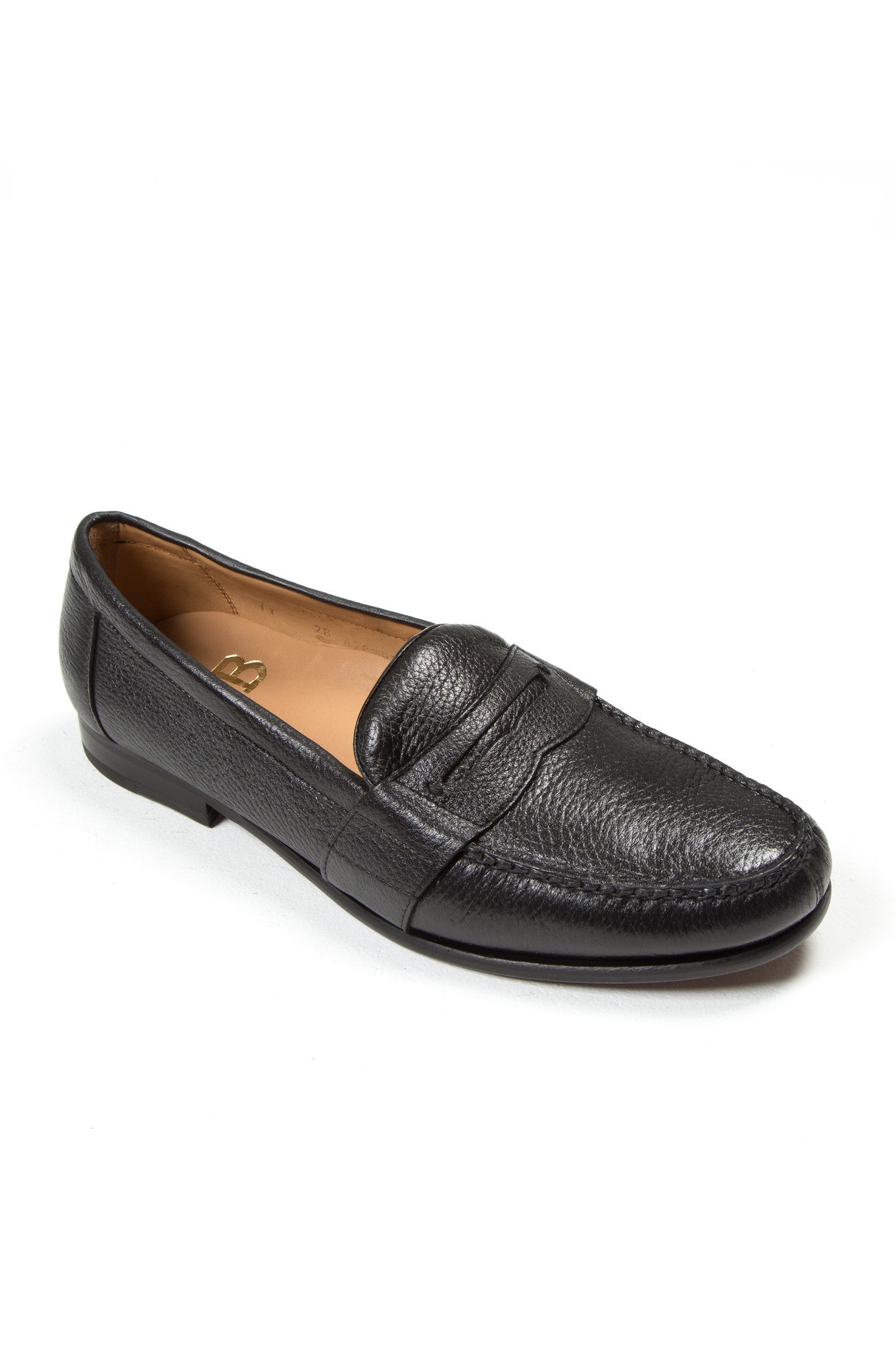 black mens penny loafers