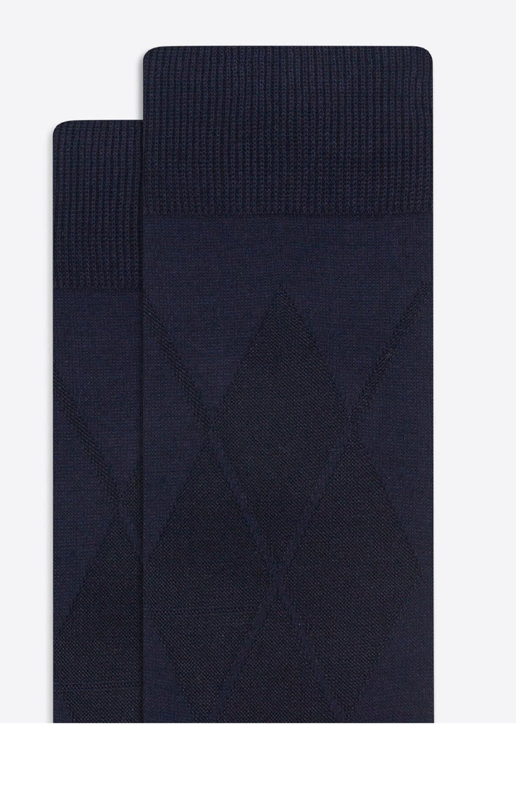 TONE ON TONE SOCKS - MIDNIGHT