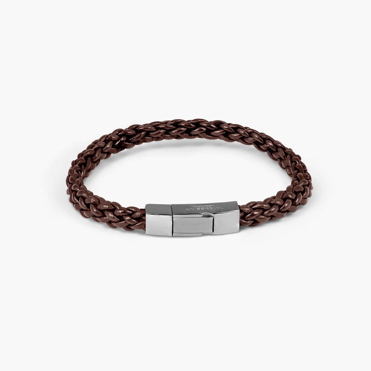 CLICK TRENZA BLACK RHODIUM BRACELET IN BROWN