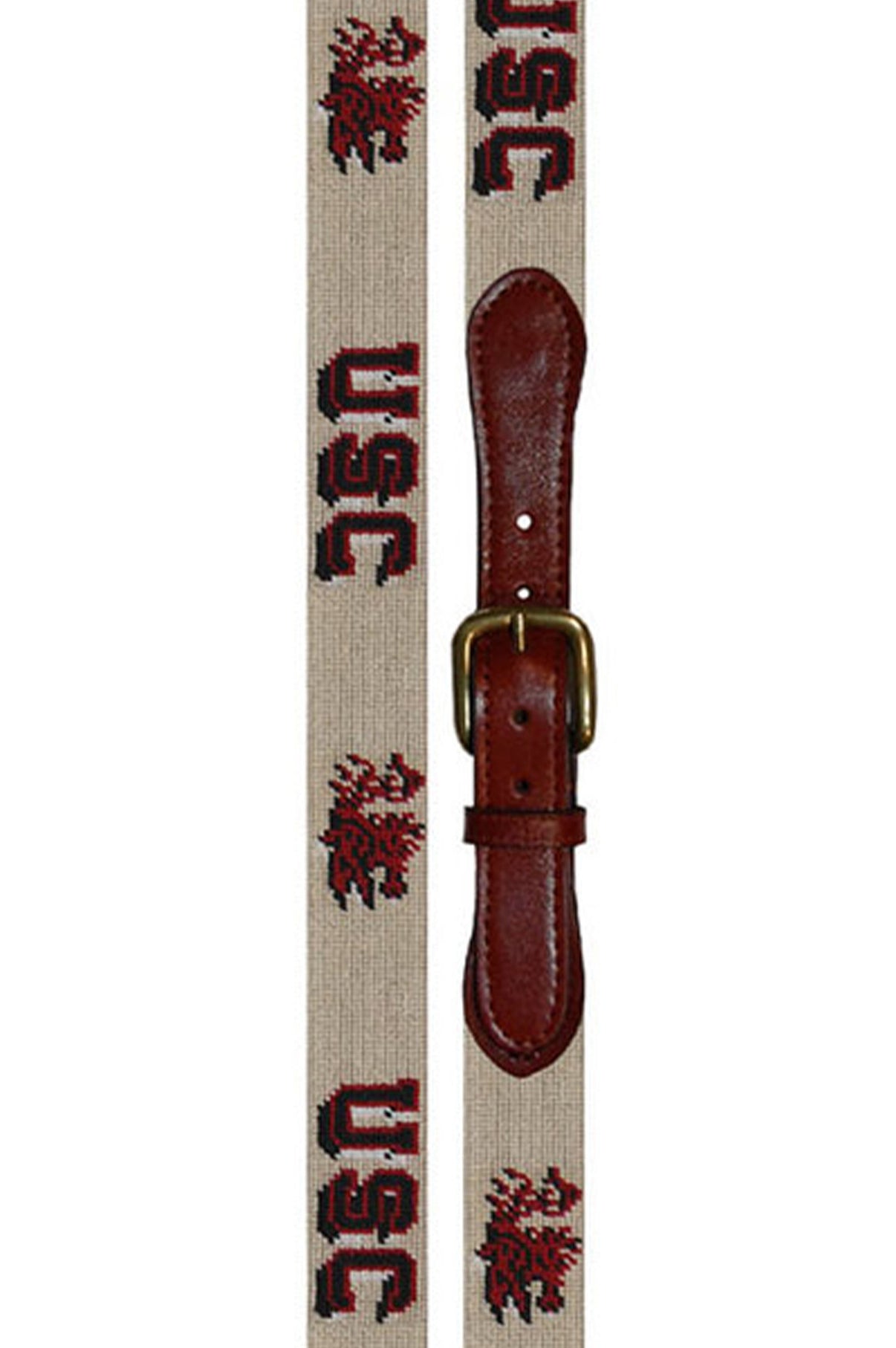 NEEDLEPOINT BELT USC TJ Bailey's