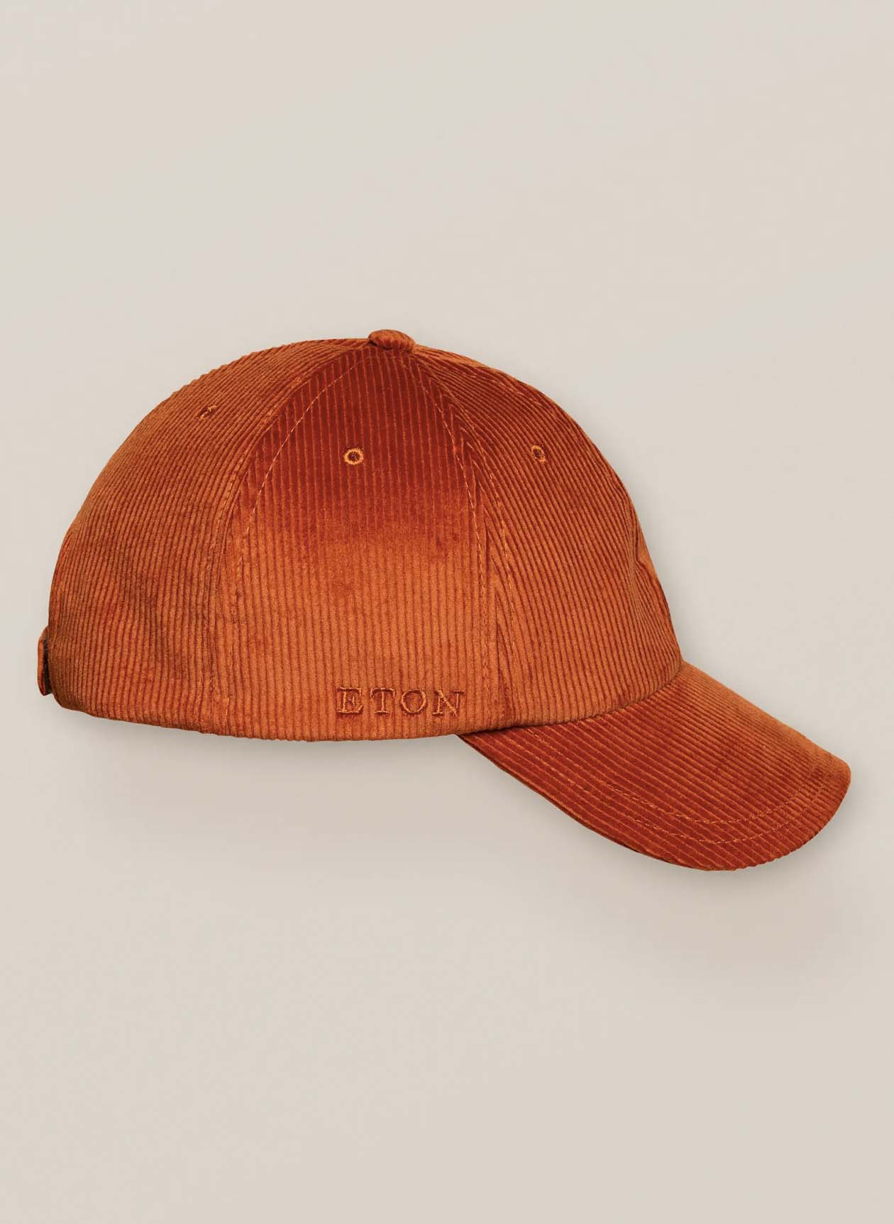 ORANGE CORDUROY BASEBALL CAP