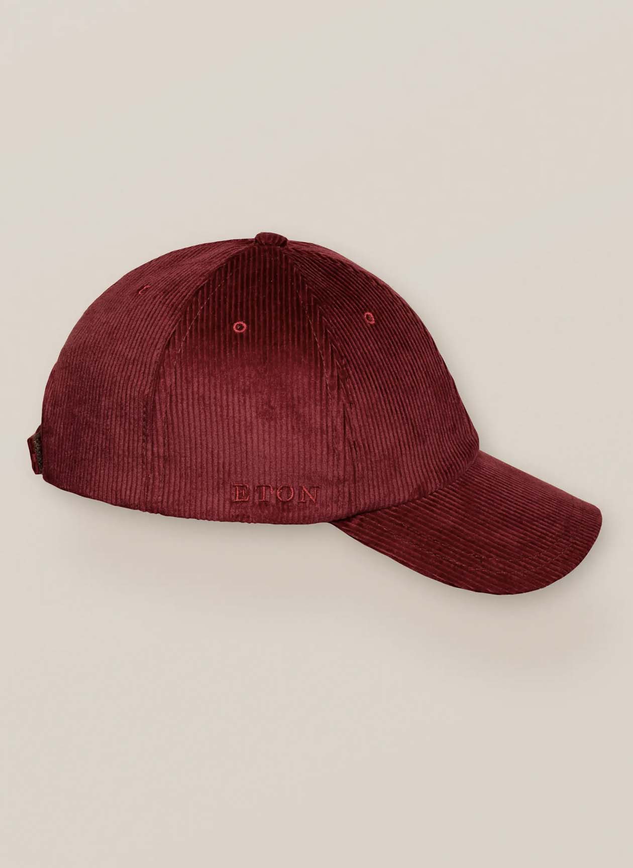 Red Codro Wool Cap DARK RED CORDUROY BASEBALL CAP – TJ Bailey's