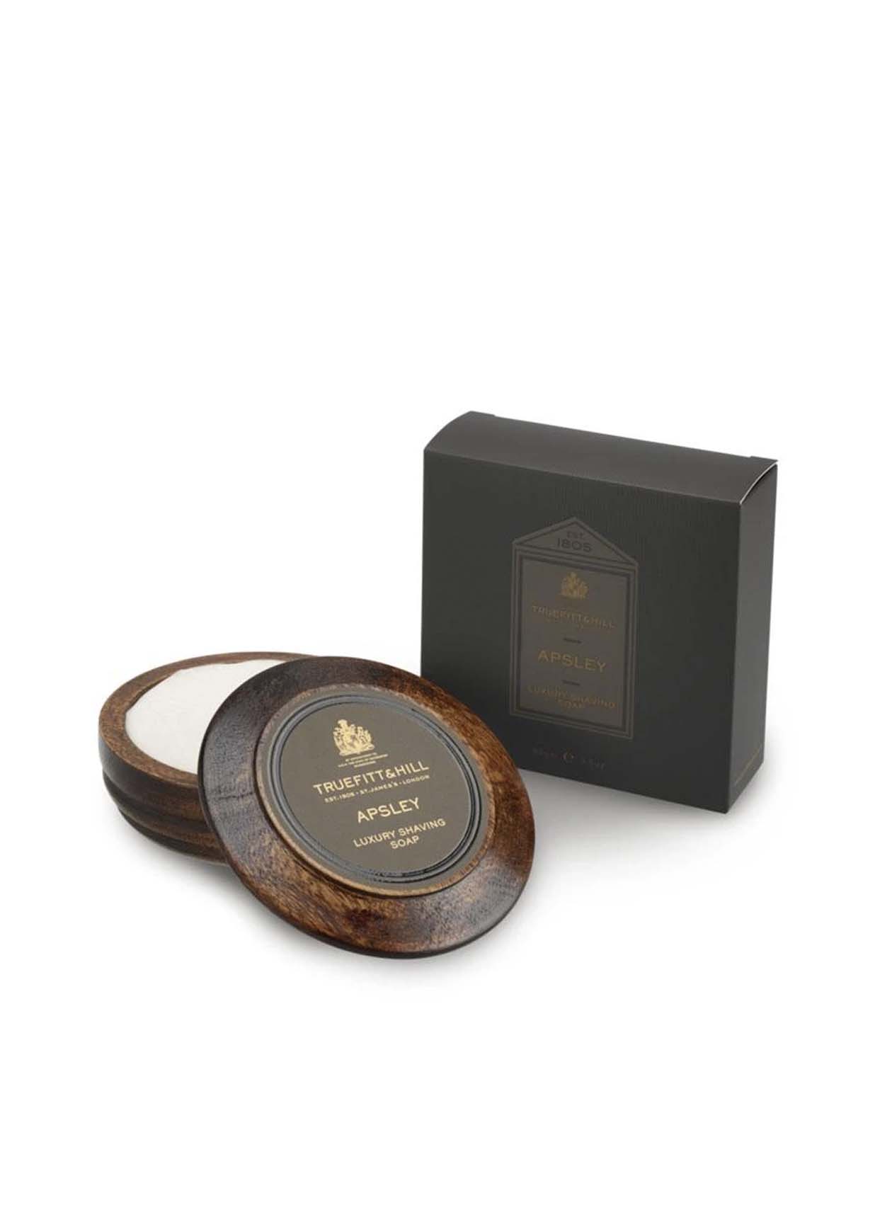 APSLEY LUXURY SHAVING SOAP IN WOODEN BOWL