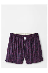 VALE PRINTED WINTER COCKTAILS BOXER - NAVY