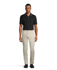 COOPER ULTRA LIGHT MICRO PRINT TROUSER - BEIGE