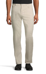 COOPER ULTRA LIGHT MICRO PRINT TROUSER - BEIGE
