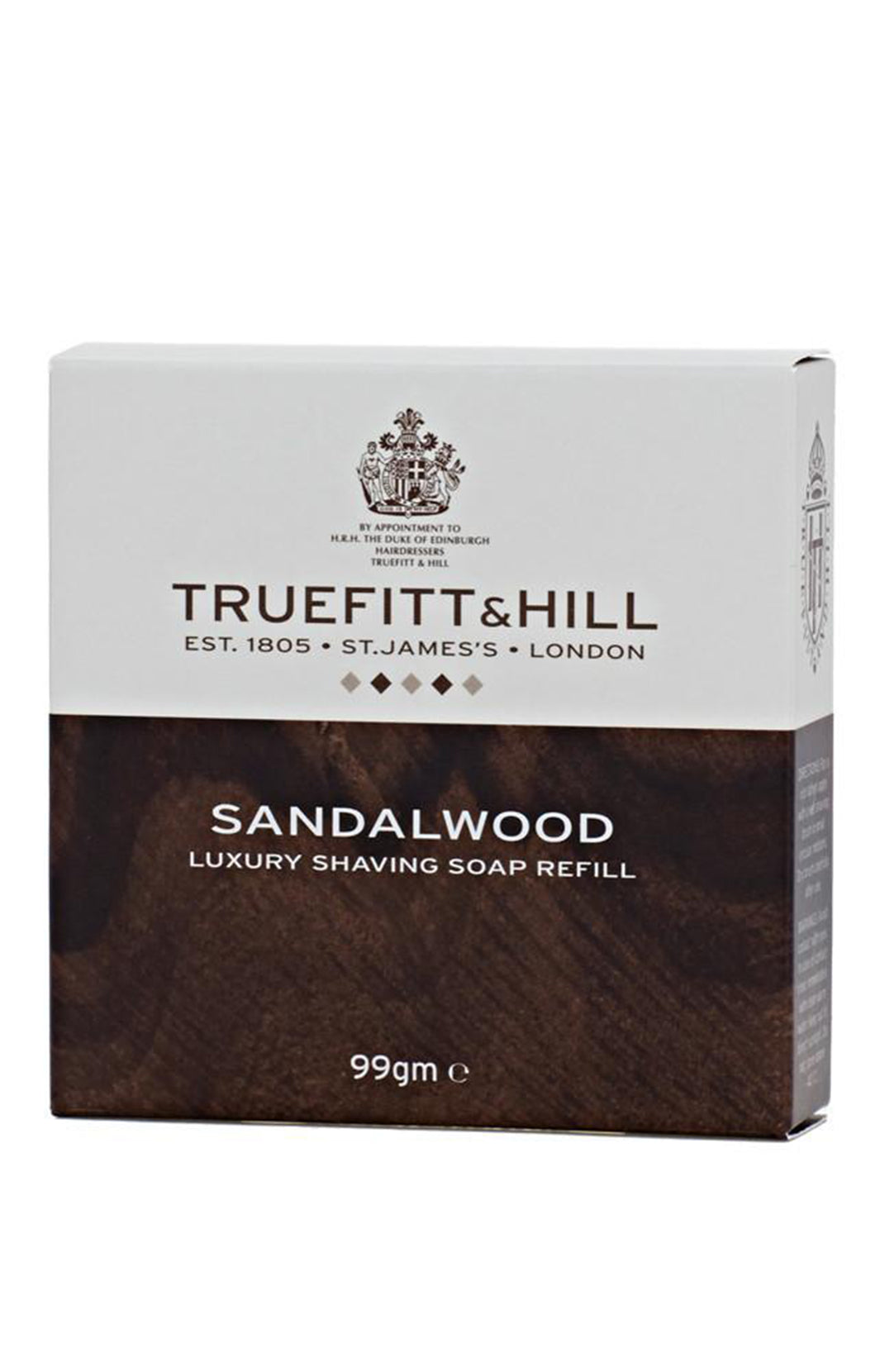 SANDALWOOD LUXURY SHAVING SOAP REFILL FOR WOODEN BOWL